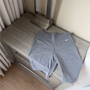 Nike Women's Heather Gray Bike Shorts